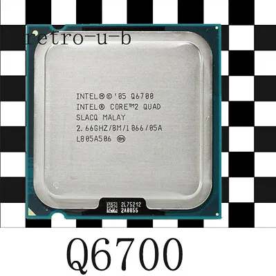 Intel Core 2 Quad Q6700 LGA775 2.66GHz Quad-Core CPU Processor • $11