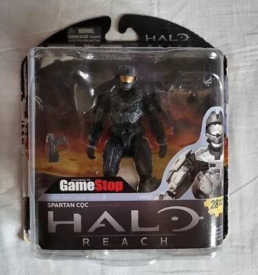 Halo Reach Gunmetal/ Steel CQC Spartan Mcfarlane Toys Figure Gamestop Exclusive • £35