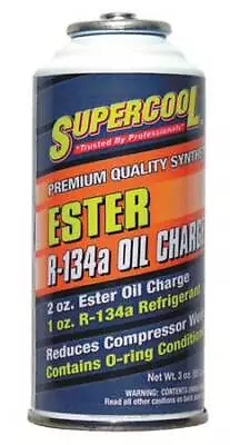 Supercool 16600 A/C 134A Charge And Ester Lubricant Can Yellow/Green Tint 1 Pk • $5.59