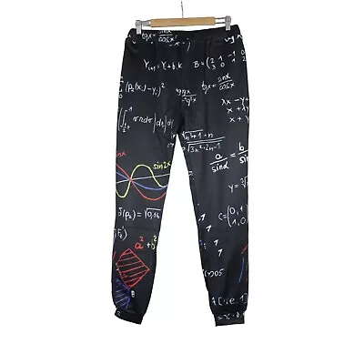 Math Science Formula Graphic Print Nerd Geek Juniors Athletic Sweatpants XL • $25