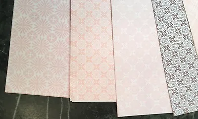 Martha Stewart Crafts 12 X 12 Paper Pinks Aqua Brown 24 Sheets Scrapbooking • $12.99