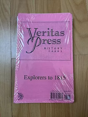 Veritas Press Flashcards - Explorers To 1815 - New In Packaging • $24.95