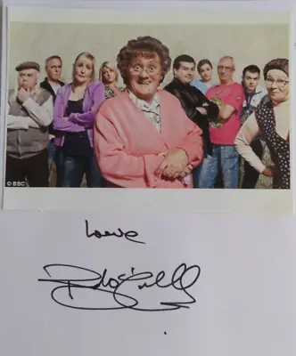 Brendan O'carroll Of Mrs Browns Boys. Autographed 7 X 6 Album Page. • £19.99