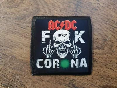 £5.99 • Buy AC DC F*CK RONA CO VID METAL MUSIC ROCK BAND BACK IN BLACK LOCKDOWN Sew On Patch