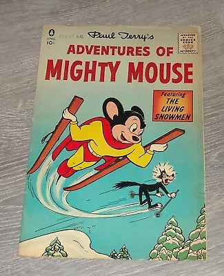 PAUL TERRY ADVENTURES Of MIGHTY MOUSE LITERARY ENTERPRISES COMICS April 1956 • $9.99