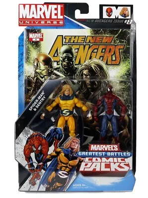 Marvel Universe Greatest Battles Comic Packs Spider-Man & Sentry Figures • $34.95
