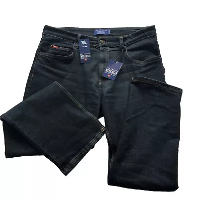 £12.50 • Buy Lee Cooper Men's Workwear Stretch Denim Work Jean Navy Blue 38W X 31L VGC Used.