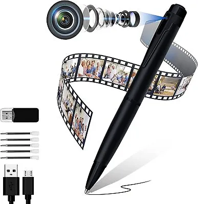 £33.99 • Buy Hidden Camera Pen, AIJBEI 32GB Mini Spy Camera Pen 1080P, Spy Pen With Audio