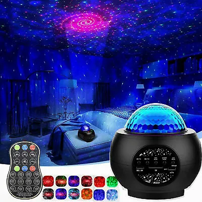 £19.99 • Buy LED Night Light Projector 3 In 1 LED Galaxy Starry Light Projector For Bedrooms