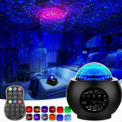 £19.99 • Buy LED Night Light Projector 3 In 1 LED Galaxy Starry Light Projector For Bedrooms