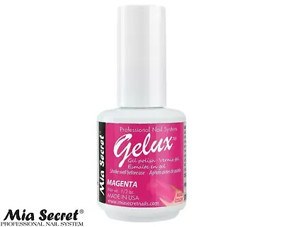 Mia Secret Professional Nail System Gelux Gel Polish (Magenta) 0.5oz • $14.18