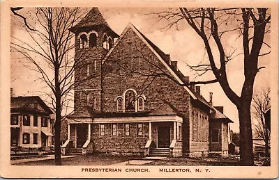 Postcard Presbyterian Church In Millerton New York~2526 • $8