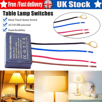 3 Way Touch Light Lamp Dimmer Switch Control Module Sensor Incandescent 220V UK • £5.47