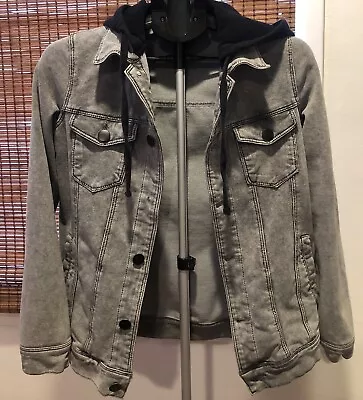 Metal Mulisha Hoddie Jacket Size Xs Cozy Button Down 4 Pockets Gray Gorgeous You • $35