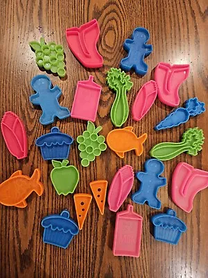 Vintage 1972 Mattel Lot Of 24 Tuff Stuff Plastic Play Food Grocery Toys • $14.95