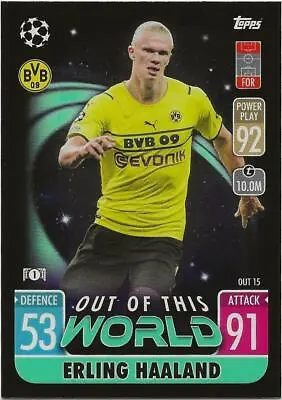 2021-22 UEFA Match Attax Extra OUT OF THIS WORLD Foil YOU PICK Complete Your Set • $2.99