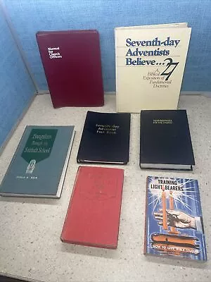 Lot Of 7 Vintage Seventh Day Adventist Books - SDA - Ellen G. White Etc. • $69.99
