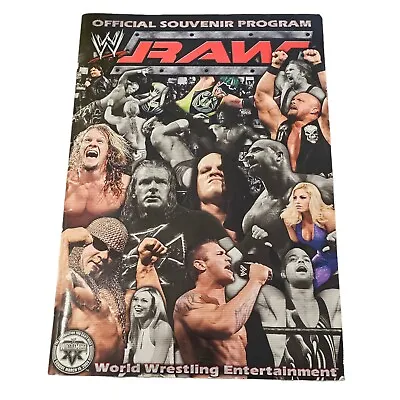 WWE RAW Superstar Pro Wrestling Program Bios 2004 McMahon Jericho Kane Austin • $24.99