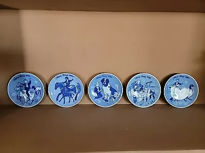 Lot Of (5) Bing & Grondahl Copenhagen Mother’s Day  Mors Dag  Plates 1970 - 1976 • $30