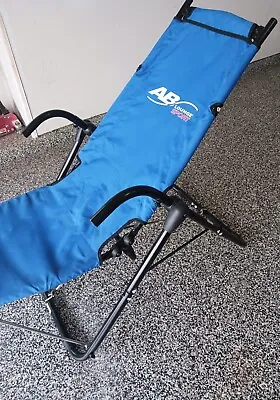 AB Lounge Sport Abdominal Workout Fitness Exercise Blue Lounger Chair EUC • $110