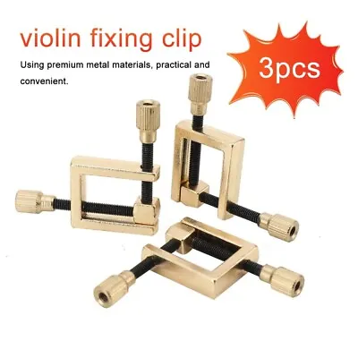 3pcs Guitar Violin Making Tool Repair Tool Violin Viola Edge Clamp Luthier Tool • $23