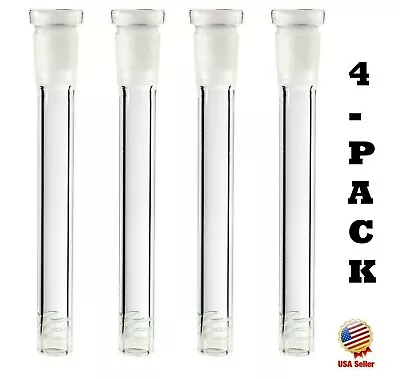 4X 4.5 Inch Hookah Water Smoking Pipe Glass Bong Downstem Free Shipping • $12.89