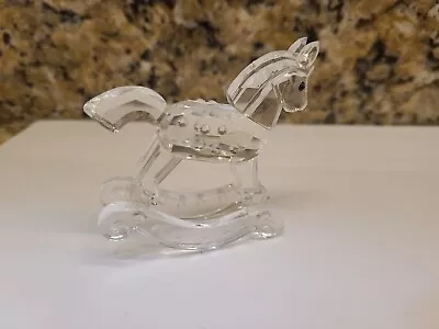 Swarovski Crystal Rocking Horse  Figurine Original Loose Fs • £24.12