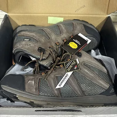 Cabelas Men’s 360 Mid Gore-Tex Crash Foam Hiking Hunting Boots Teak Sz 10.5 • $72.99