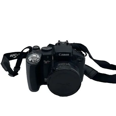 Canon PowerShot S5 IS 8.0MP 12x Optical Zoom Digital Camera PC1234 Black  • $59.99