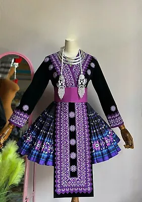 Hmong Dress For Women Vintage Ethnic Embroidered Dress Hmong Handmade Clothes • $160