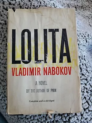  Lolita  By Vladimir Nabokov 1st Edition/5th Printing [G.P. Putnam's Sons 1955] • $15