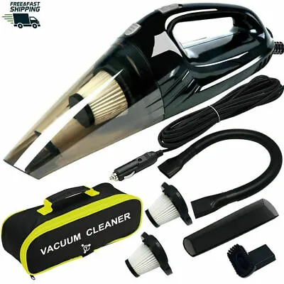 $24.99 • Buy Upgraded Car Vacuum Cleaner,High Power DC12-Volt Wet&Dry Handheld Vacuum Cleaner