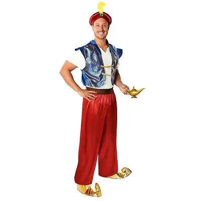 Ultimate Aladdin Men's Costume: Arabian Nights Thief Outfit! • £24.29