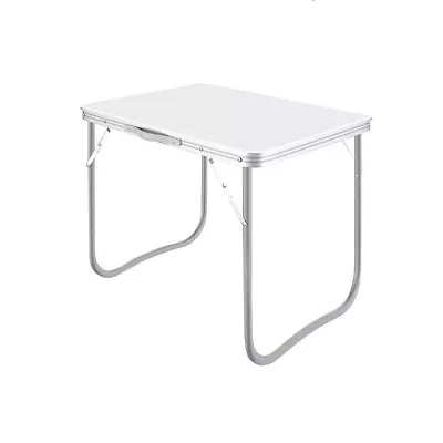 Portable Folding Camping Picnic Table Party Kitchen Garden BBQ Aluminum Outdoor • £21.52