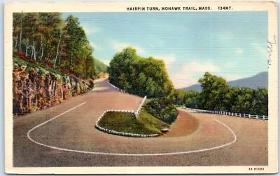 $11.99 • Buy Postcard - Hairpin Turn - Mohawk Trail, Massachusetts