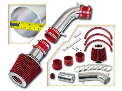 Short Ram Air Intake Kit + RED Filter For 95-98 Tacoma T100 / 96-98 4Runner 3.4L • $49.49