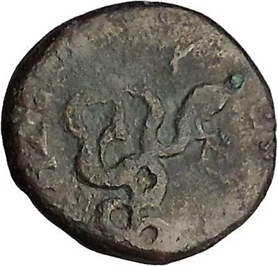 PERGAMON In MYSIA 150BC Asclepius & Medcine Symbol Snake Staff Greek Coin I53433 • $202.50