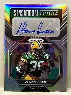 2022 Panini Prizm Ahman Green Auto Sensational Signatures /149 Packers SS-AG • $22