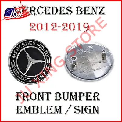 Mercedes Front Bumper Emblem Sign For W117W156R172W190W217W218W231W246 • $27.99