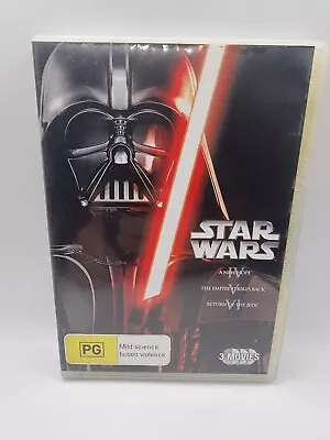Star Wars Trilogy - New Hope / Empire Strikes Back / Return Of The Jedi - 3 DVDs • $11.95