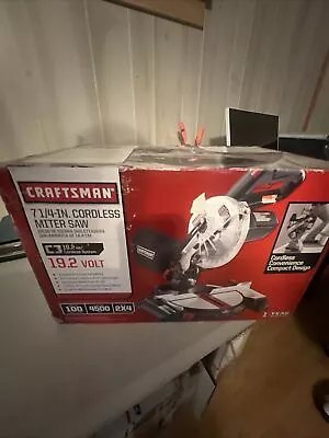 CRAFTSMAN C3 19.2 Volt 7 1/4  Cordless Compound Miter Saw 950004 NEW • $399.99