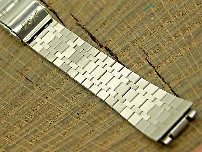 NOS Unused Vintage Watch Band Sliding Clasp Stainless Steel 12mm Mido Bracelet • $44.10