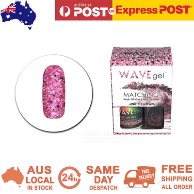 $24.95 • Buy Wave Gel Polish UV LED & Nail Lacquer Enamel Duo 131 WG131 Unicorn Tears 15ml