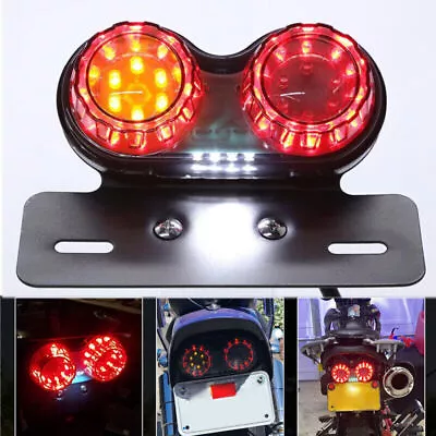 Red Tail Light LED Integrated Brake Plate For Honda VTX1300C VTX1800C VTX 1800 N • $23.99