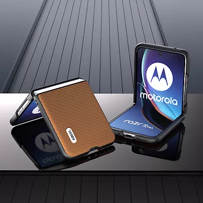 For Motorola Razr+ Luxury Shockproof Hybrid Carbon Fiber Hard PC Case Cover • $7.96