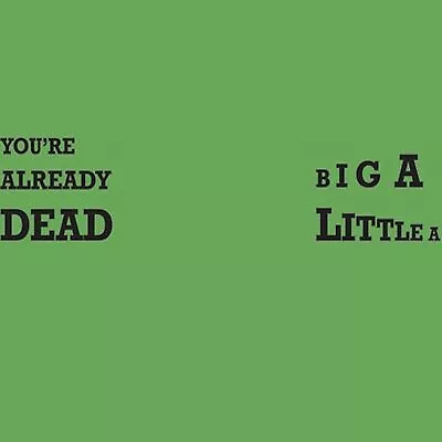 Crass You're Already Dead / Big A Little A (Vinyl) (US IMPORT) • £26.67