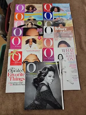 O The Oprah Magazine Lot 2014 2018 2019 Lot Of 12 READ • $30