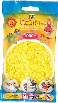 1000 Hama Pastel Yellow 207-43 Iron On Midi Beads  • $5.49