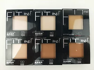 Maybelline Fit Me Set + Smooth Pressed Powder - Choose One - 110125130240355 • $3