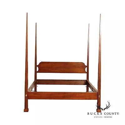 Custom Quality Solid Cherry Queen Size Pencil Point Poster Bed • $1795